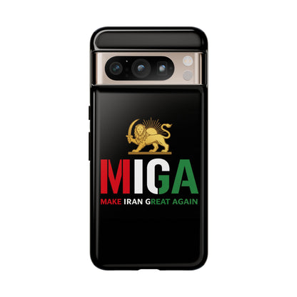 MIGA "Make Iran Great Again" Lion & Sun Phone Case