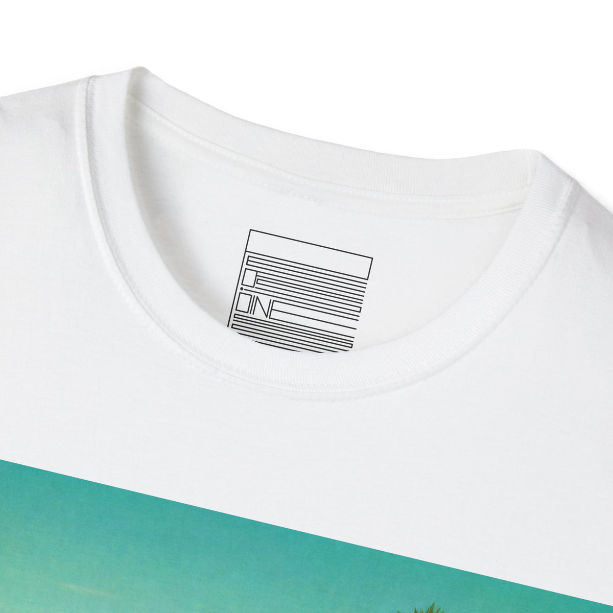 White – Grand Theft Istak Tee – close-up