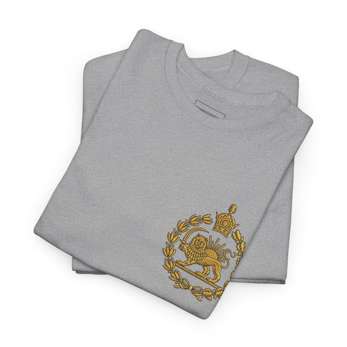 Sport Grey – Pahlavi Imperial Tee – folded