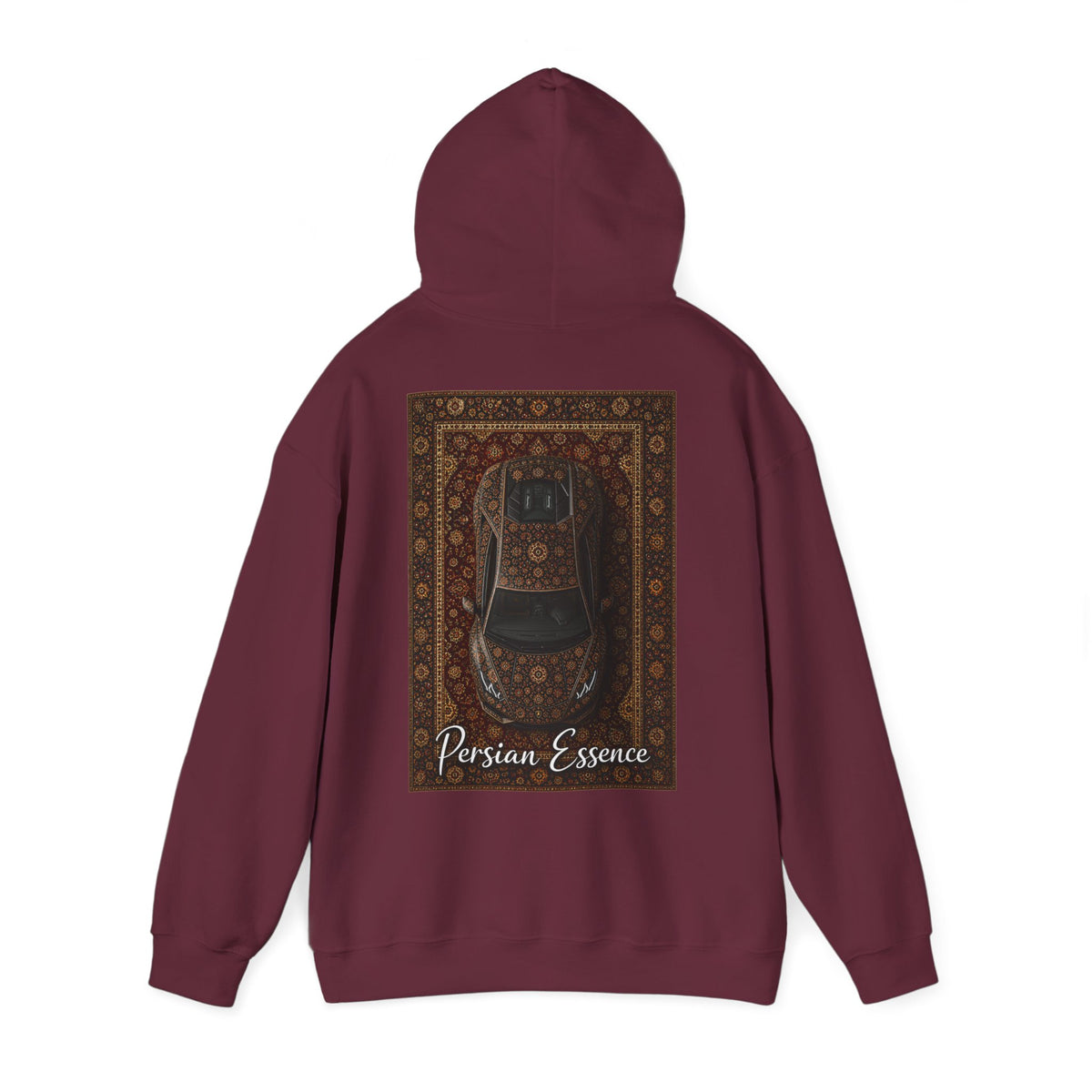 Maroon – Toro Persiano Hoodie – back