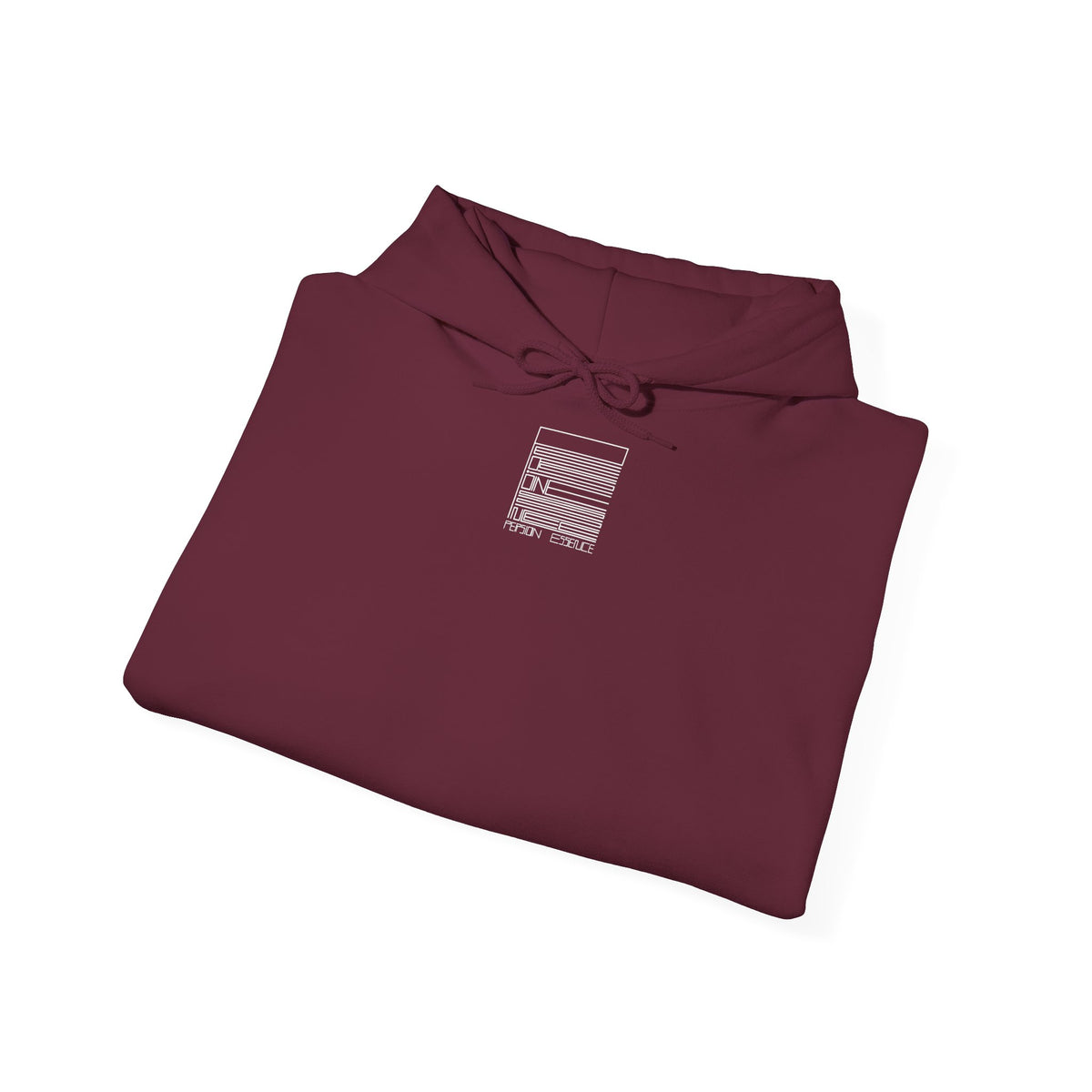 Maroon – Persian Queen Hoodie – folded