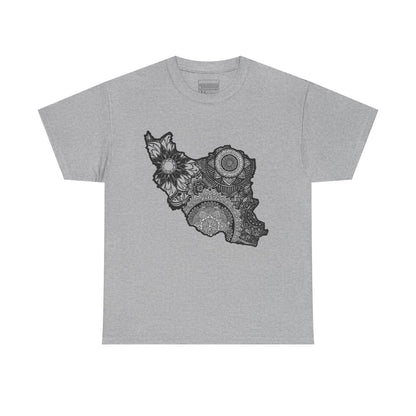 Sport Grey – Persian Mandala Tee – front