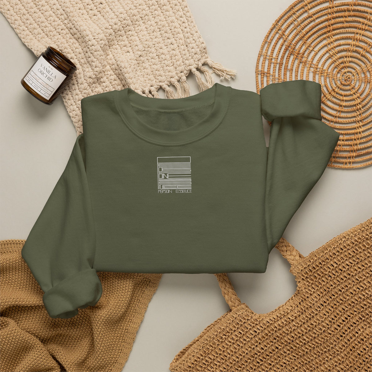 Military Green – Isfahan Drifters Sleeve – close-up