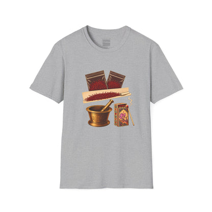 Sport Grey – Saffron Stash Tee – front