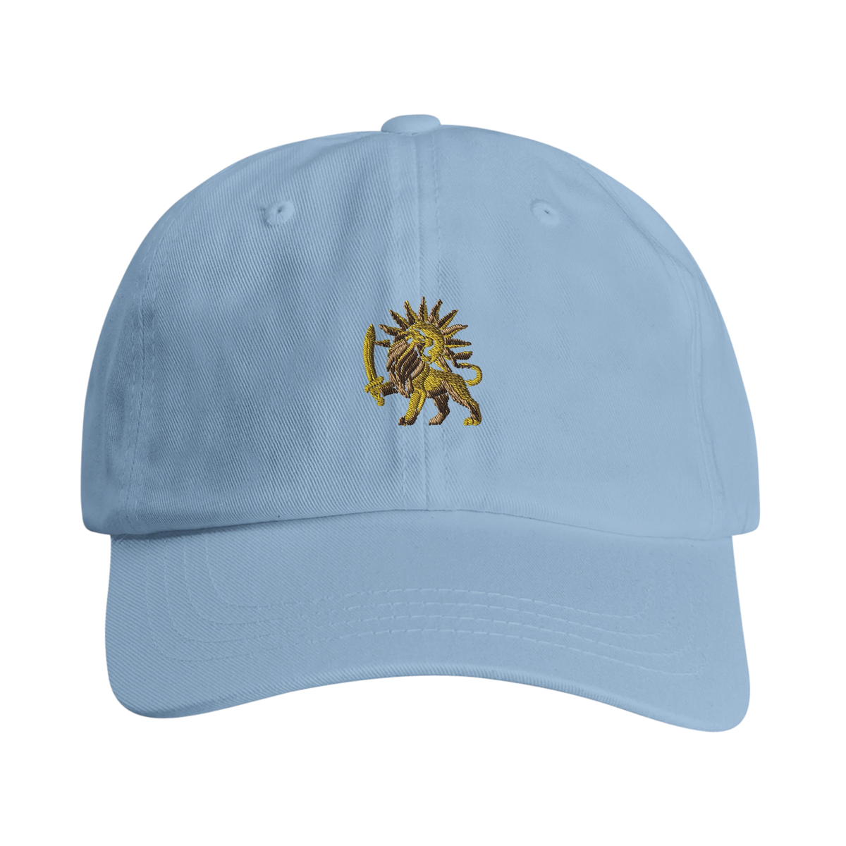Light Blue – Imperial Lion & Sun Cap – front