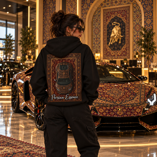 Black – Toro Persiano Hoodie – worn by model
