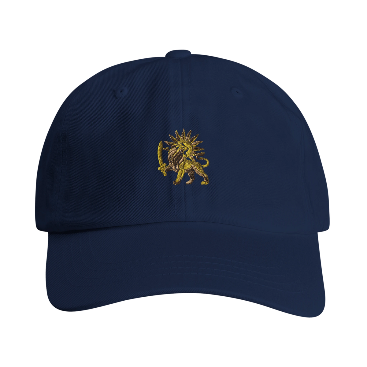 Navy – Imperial Lion & Sun Cap – front