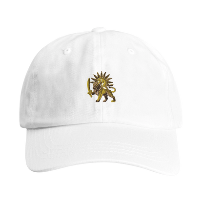 White – Imperial Lion & Sun Cap – front