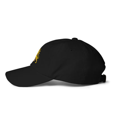 Black – Imperial Lion & Sun Cap – left view