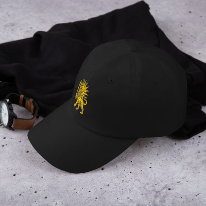 Black – Imperial Lion & Sun Cap – left view