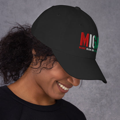 Black – MIGA Imperial Cap – right side view