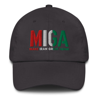 Dark Grey – MIGA Imperial Cap – front view