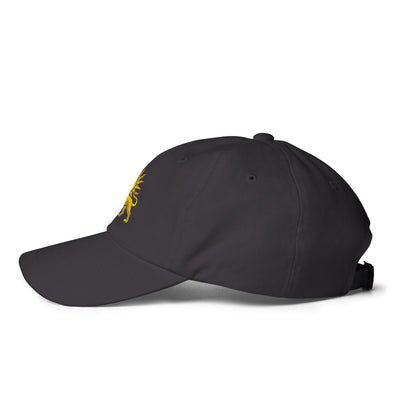 Dark Grey – Imperial Lion & Sun Cap – left view