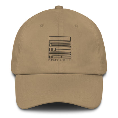 Khaki – PEssence Black Cap – front view