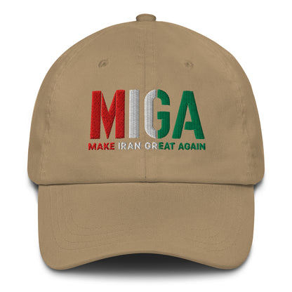 Khaki – MIGA Imperial Cap – front view