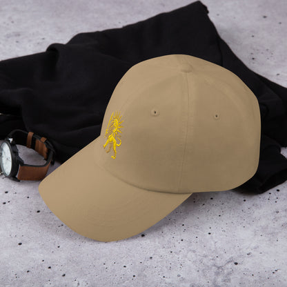 Khaki – Imperial Lion & Sun Cap – left view