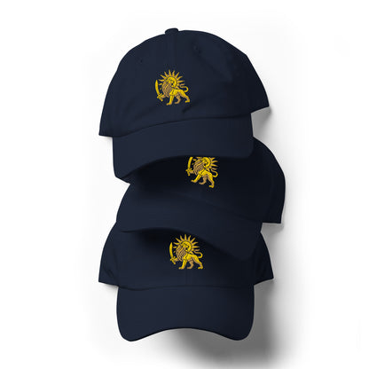 Navy – Imperial Lion & Sun Cap – front view