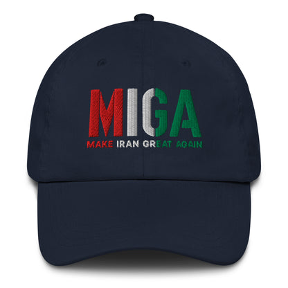 Navy – MIGA Imperial Cap – front view