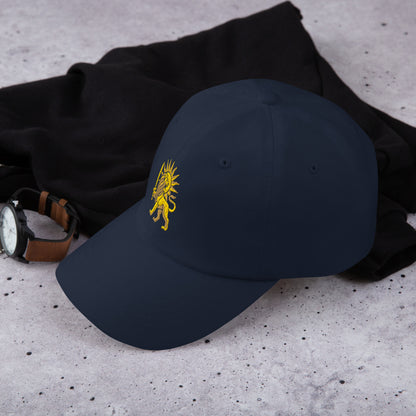 Navy – Imperial Lion & Sun Cap – left view