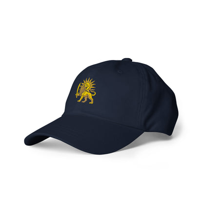 Navy – Imperial Lion & Sun Cap – left front view
