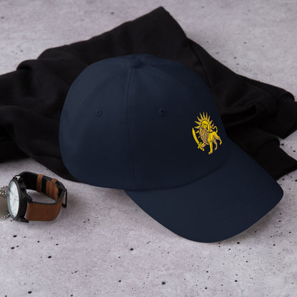 Navy – Imperial Lion & Sun Cap – right view
