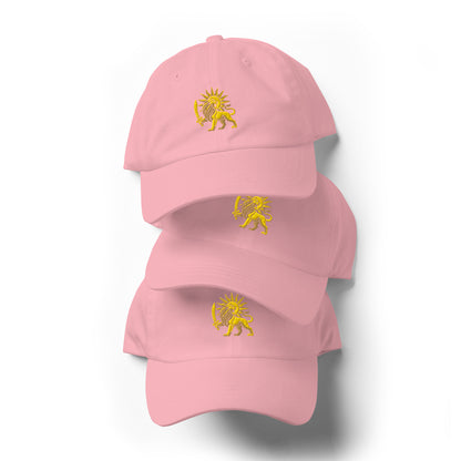 Pink – Imperial Lion & Sun Cap – front view
