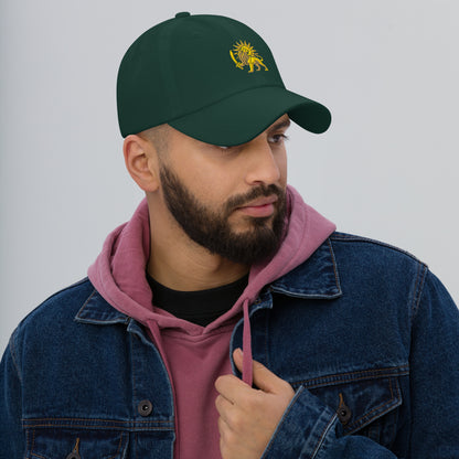 Spruce – Imperial Lion & Sun Cap – right front view