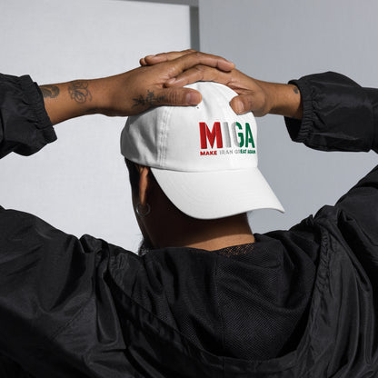 White – MIGA Imperial Cap – front view