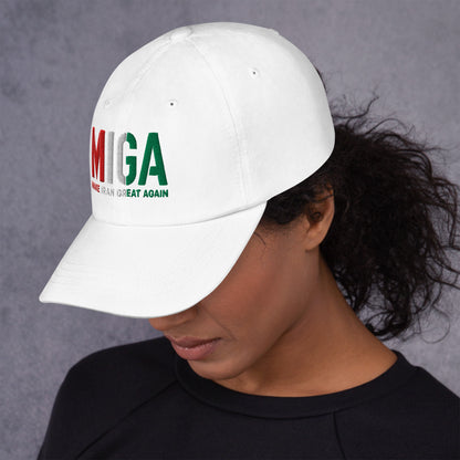 White – MIGA Imperial Cap – left side view