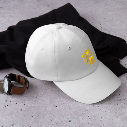 White – Imperial Lion & Sun Cap – right view