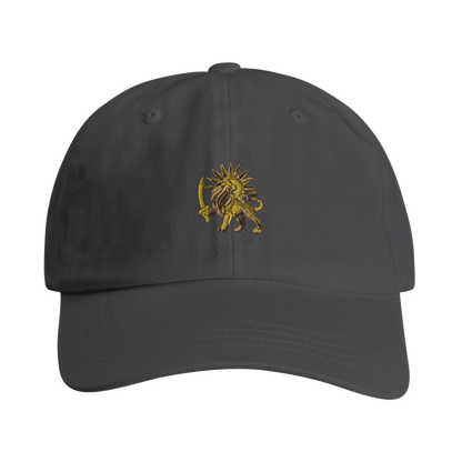Dark Grey – Imperial Lion & Sun Cap – front